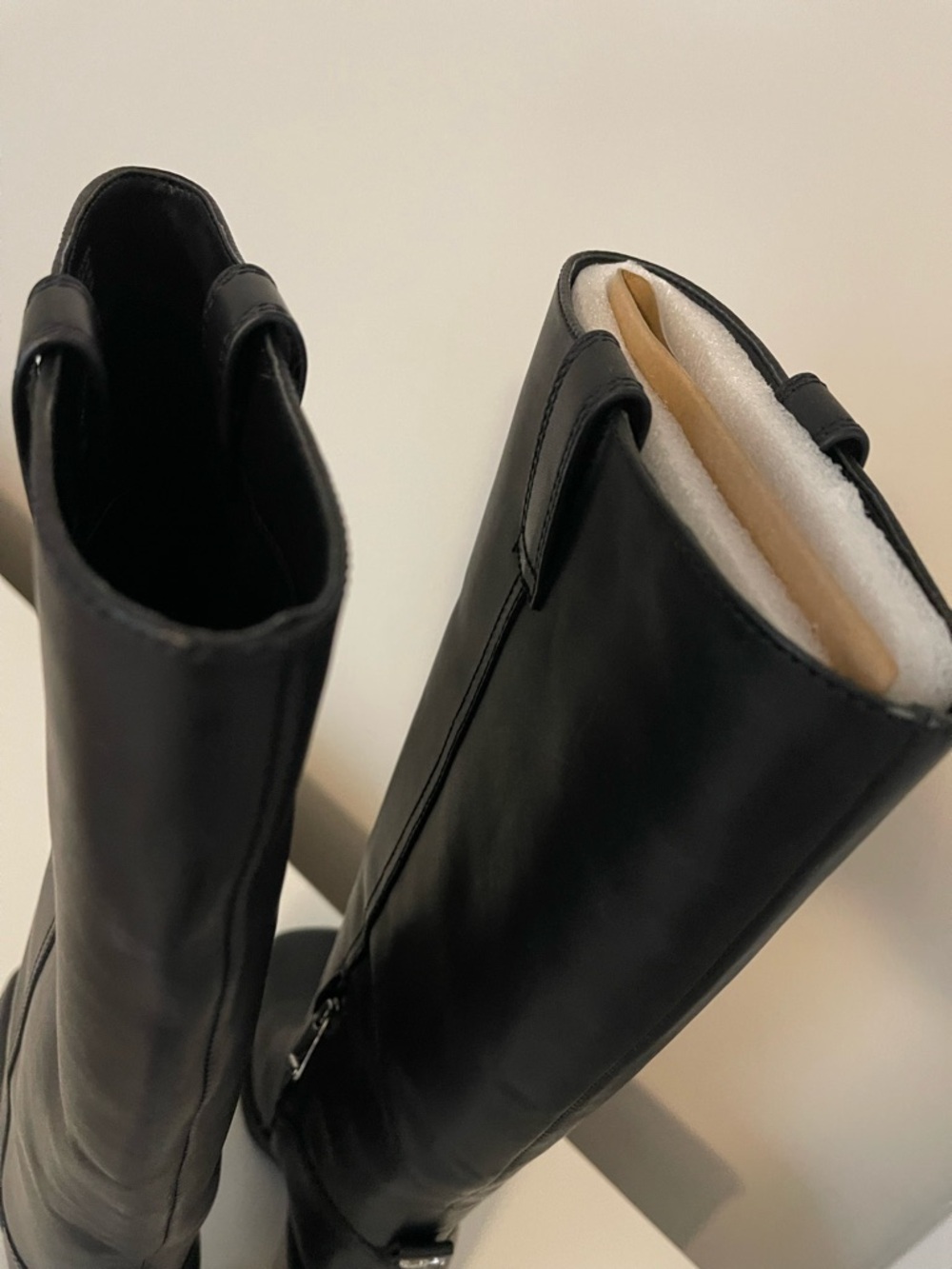 Michael Kors Leather Women's Black Knee-High Block Heel Boots 8.5 - Picture 5 of 8